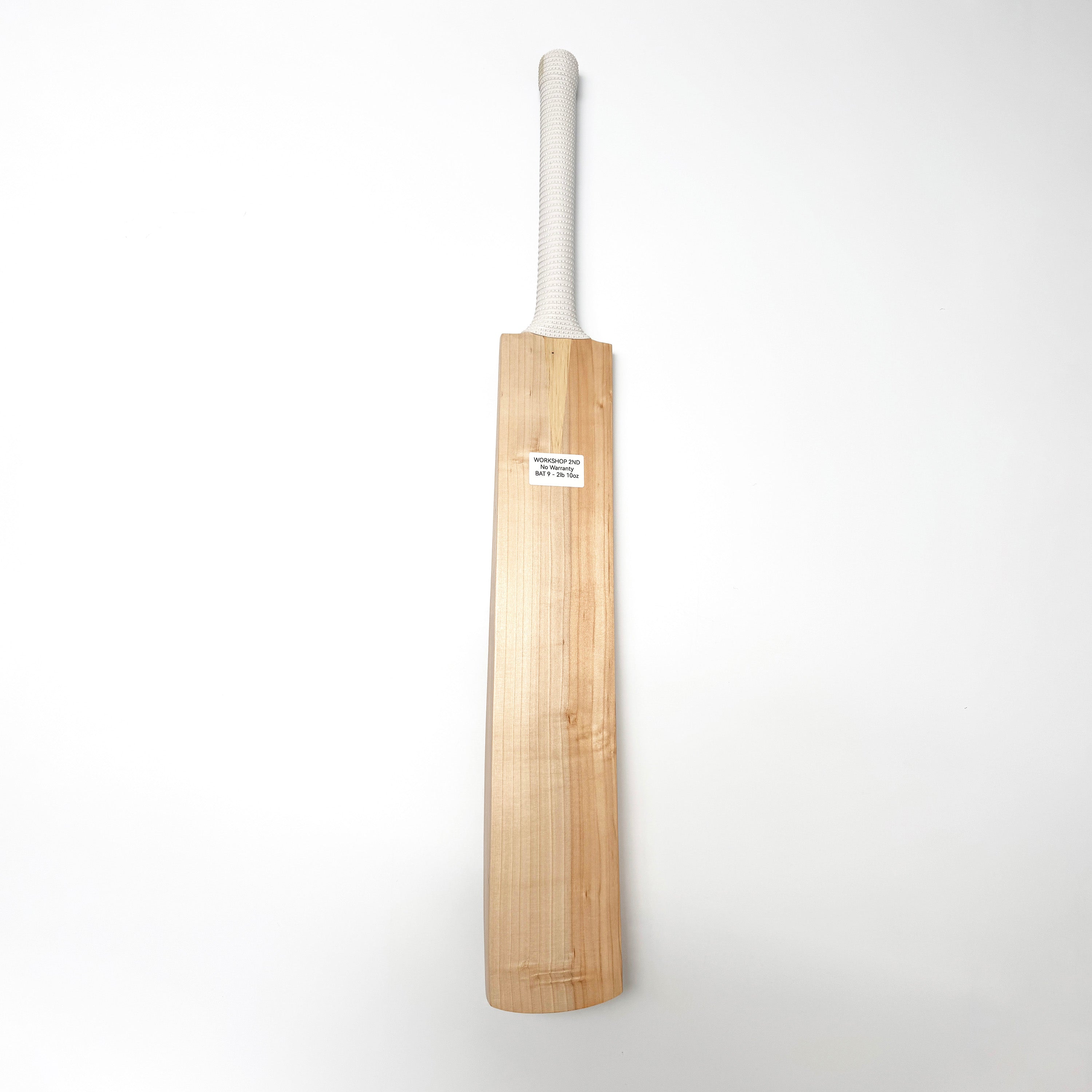 Plain Cricket Bat - Workshop 2nd - Clearance 2lb 10oz (Bat 9)