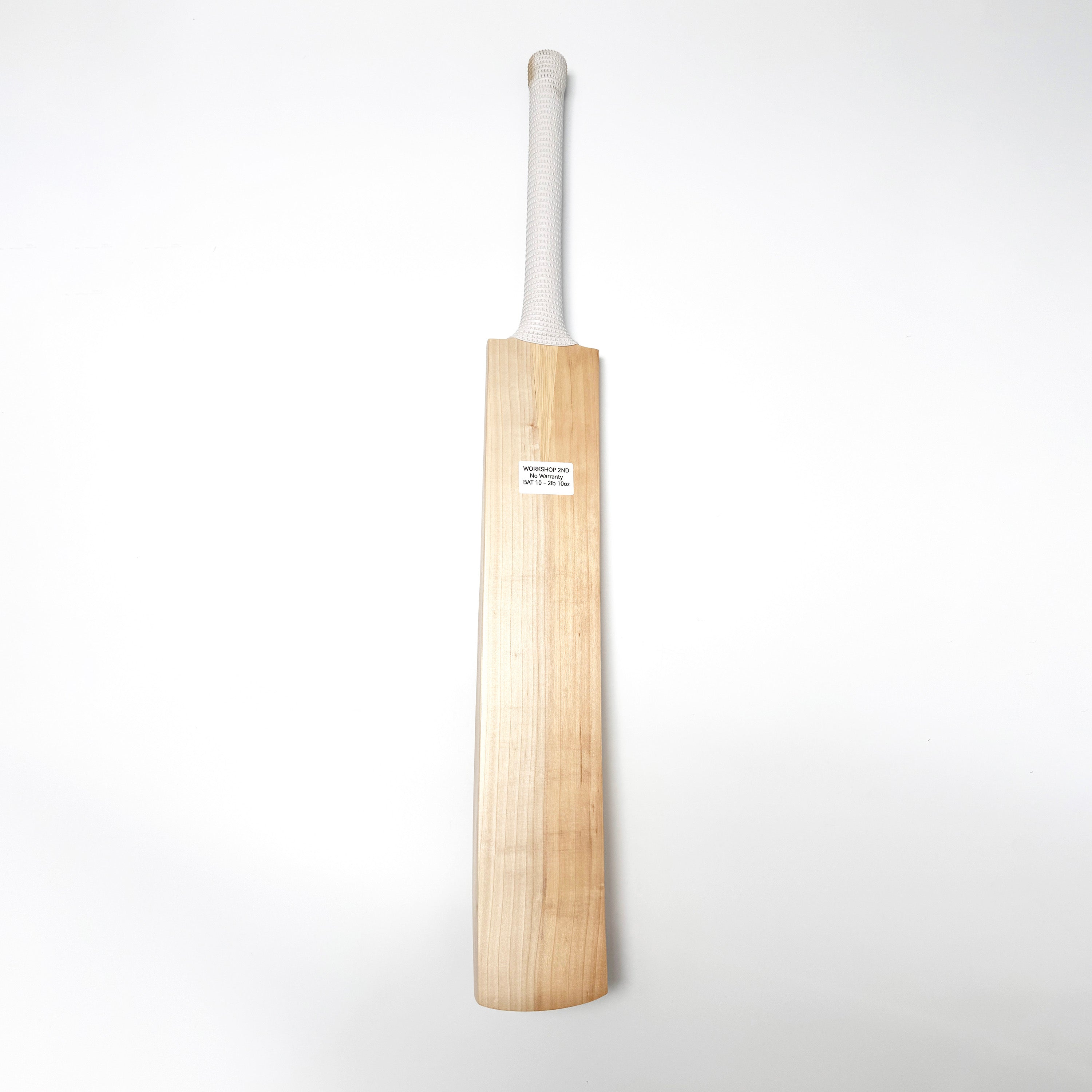 Plain Cricket Bat - Workshop 2nd - Clearance 2lb 10oz (Bat 10)