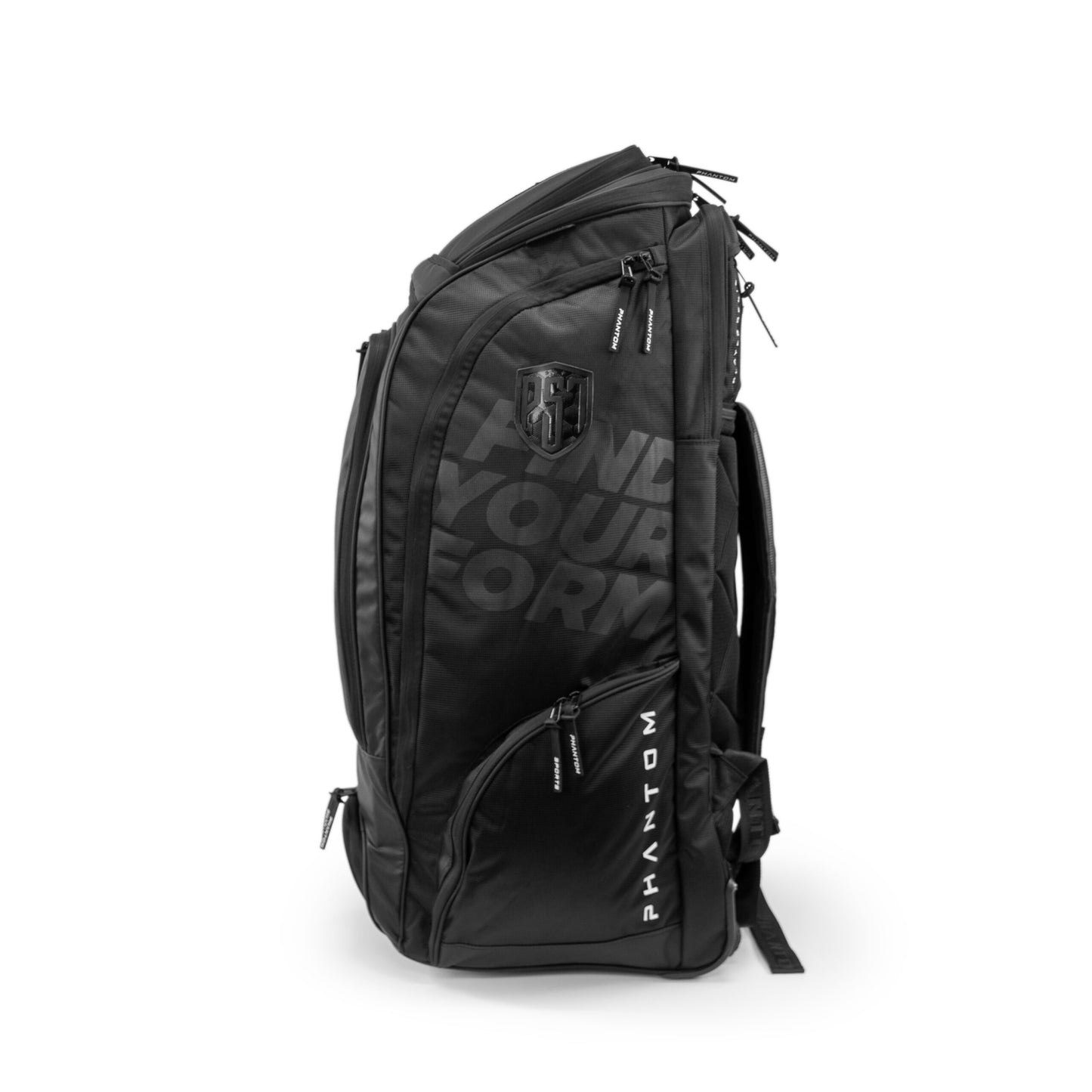 2024 PS7 Wheelie Duffle – Black - Phantom Cricket Marketing