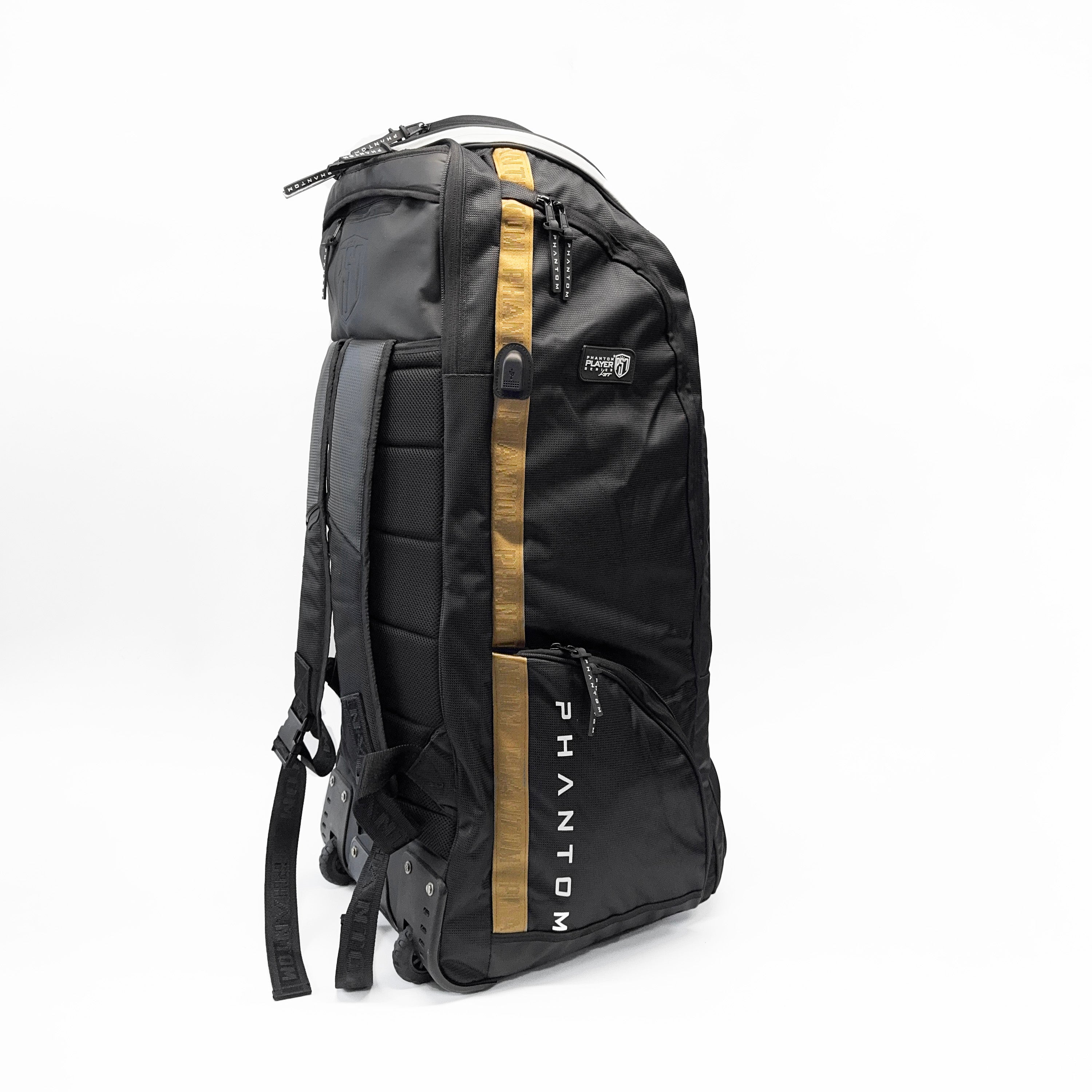 2026 PS7 Wheelie Duffle - Black/ Gold