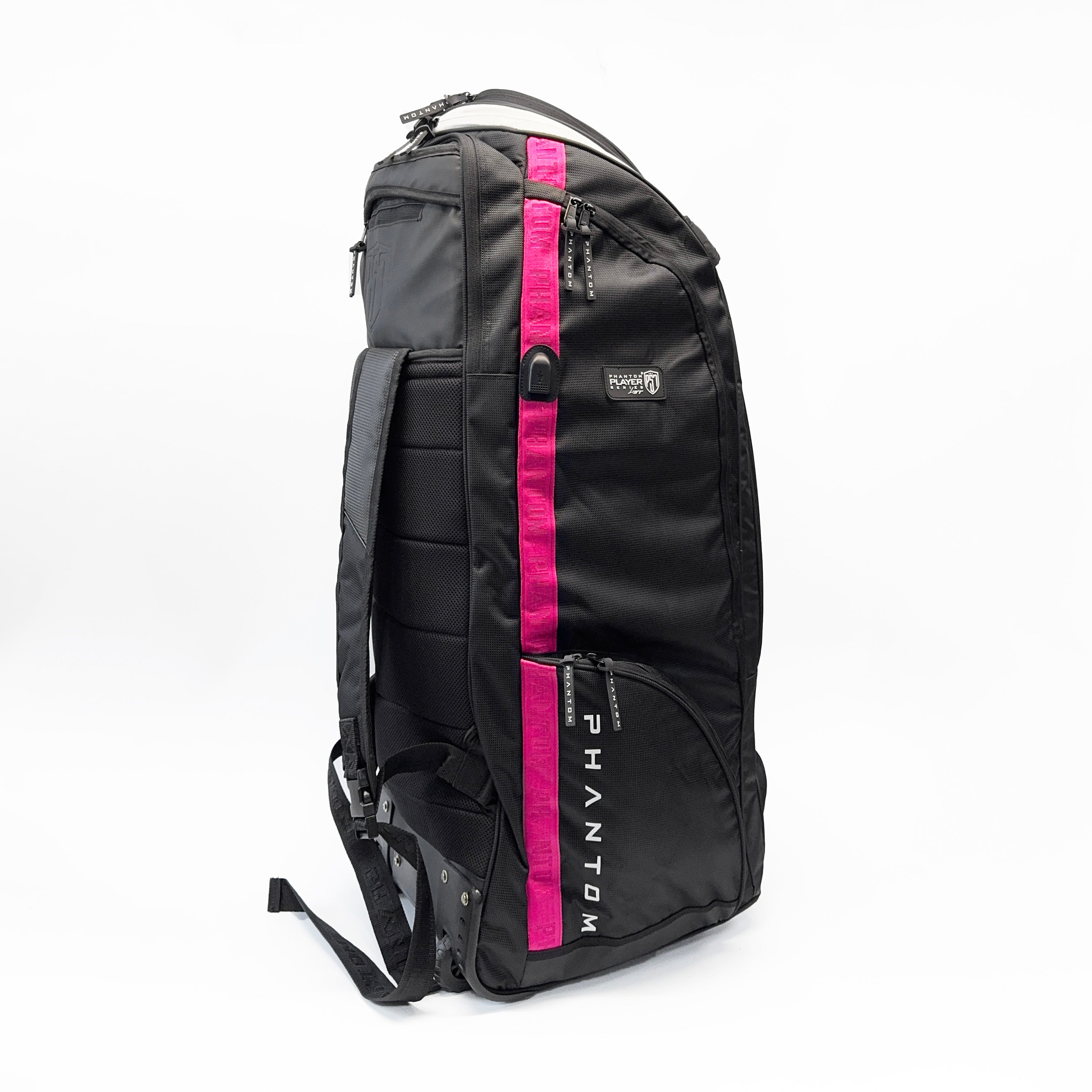 2026 PS7 Wheelie Duffle - Black/ Pink