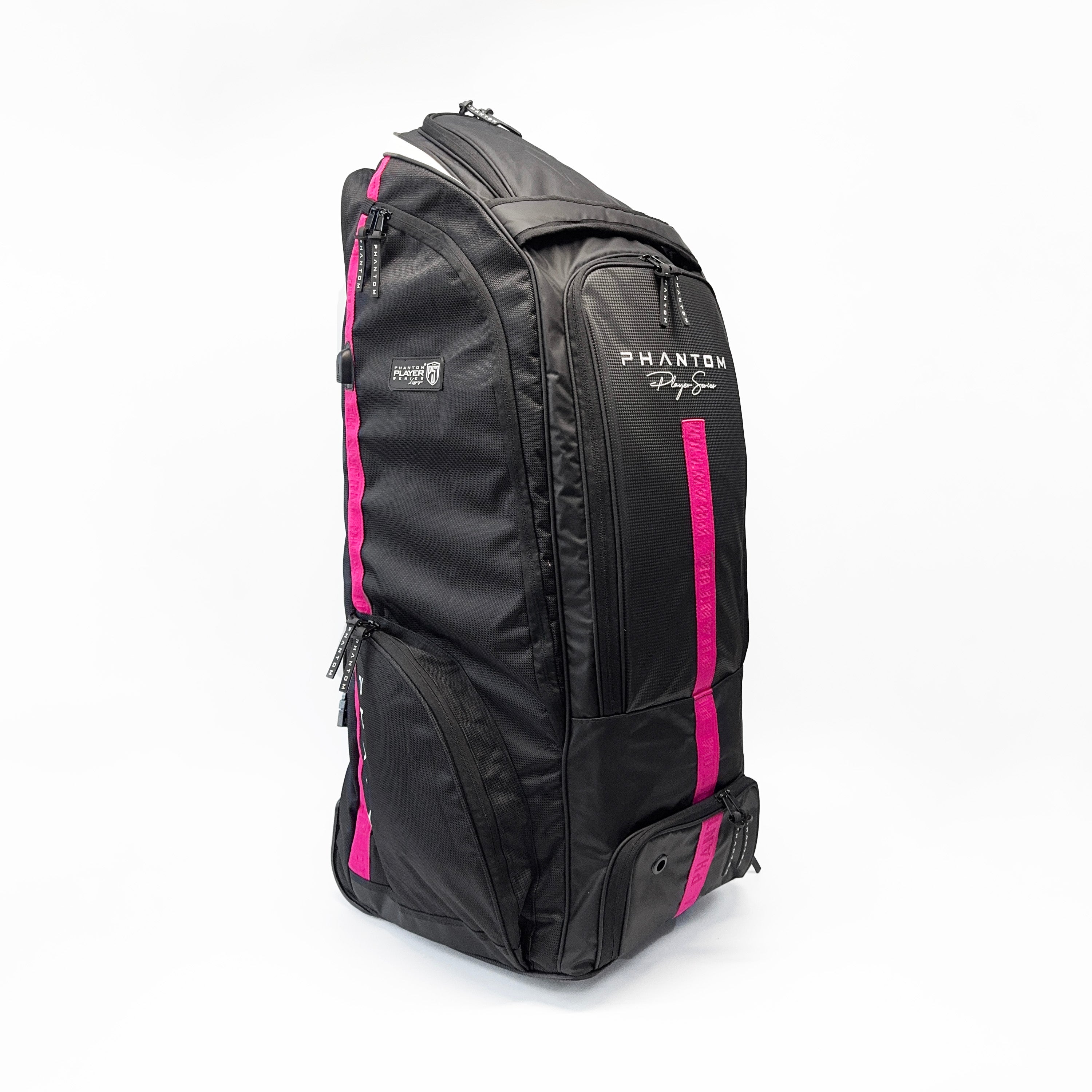2026 PS7 Wheelie Duffle - Black/ Pink