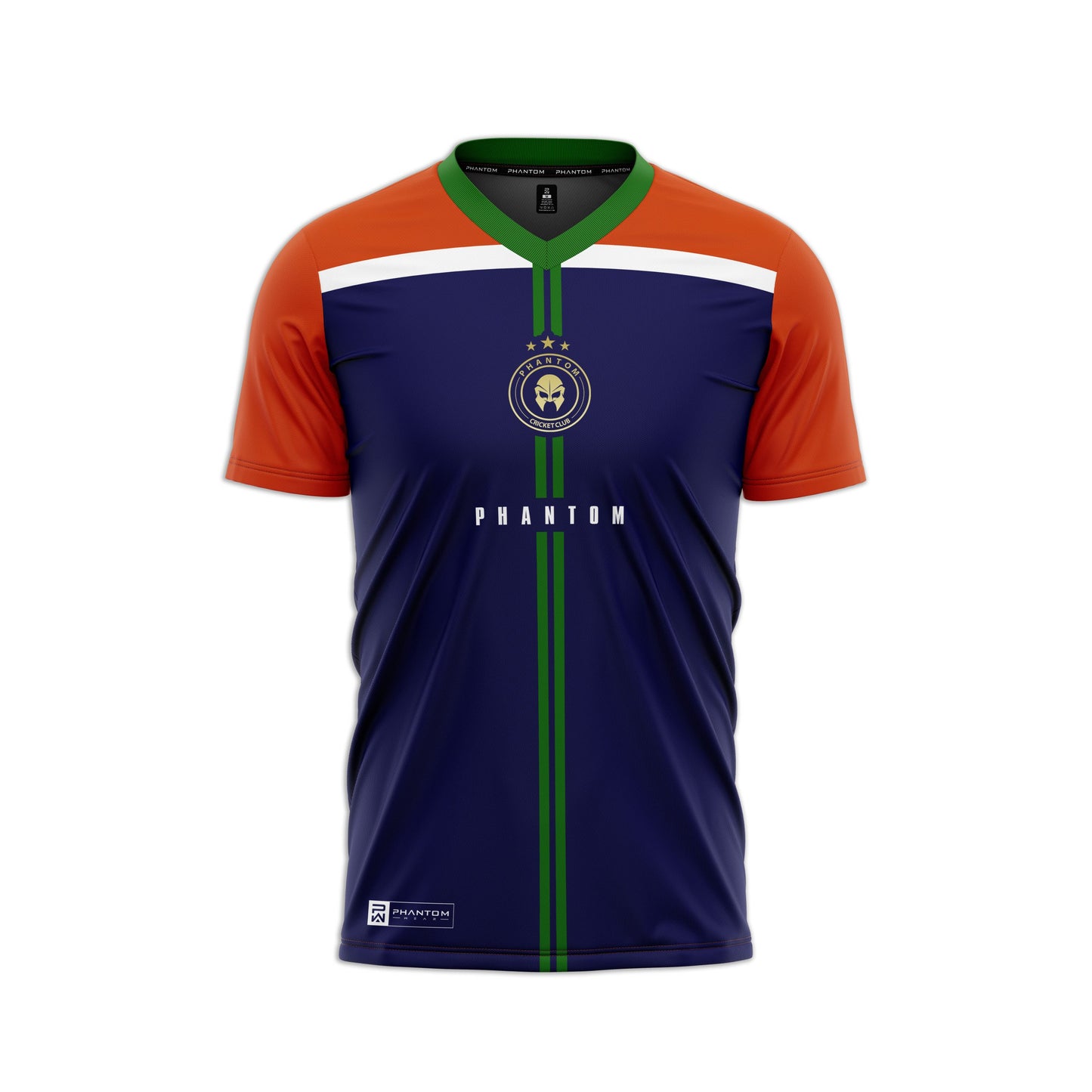 Phantom CC T-Shirt 4 – Orange Royal – Short Sleeve