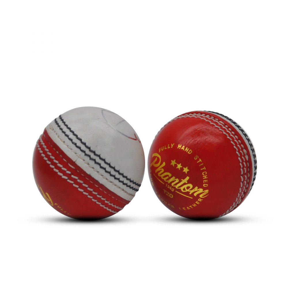 Leather Ball – T20 Red:White 156g